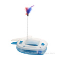 Cat Play Toy feather Track with Ball